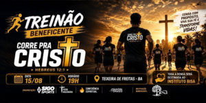 TREINÃO BENEFICENTE CORRE PRA CRISTO