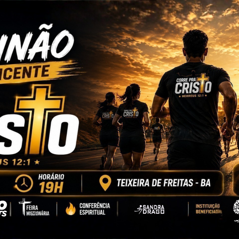 TREINÃO BENEFICENTE CORRE PRA CRISTO